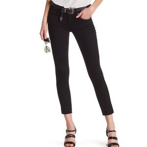 rag & bone Liberty (black) Capri Jeans Size 31, embroidered logo